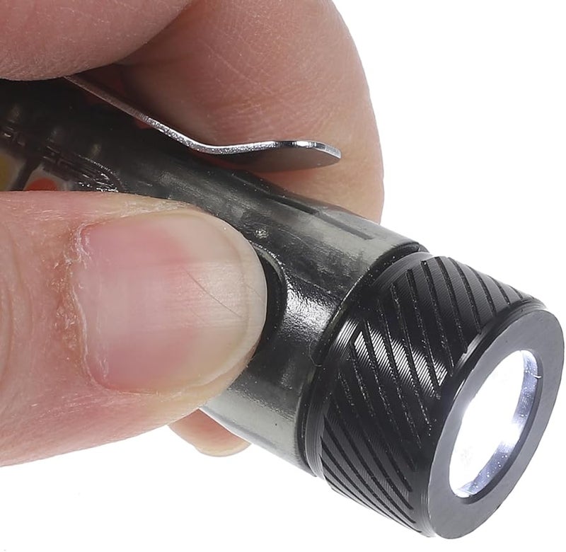 مصباح يدوي صغير قابل لإعادة الشحن عبر USB، سلسلة مفاتيح، مصباح LED ساطع، مصباح كشاف للتخييم، قلادة للمغامرة - Image 4